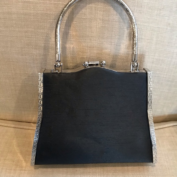 Silk and diamond accented bag - Picture 5 of 8